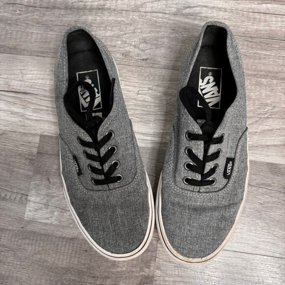 Vans Off The Wall Gray Classic Sneakers Low Top Women’s 6 1/2 - Picture 3 of 8